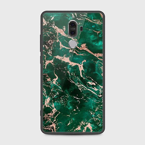 Huawei Mate 9 Cover - Colorful Marble Series - HQ Ultra Shine Premium Infinity Glass Soft Silicon Borders Case
