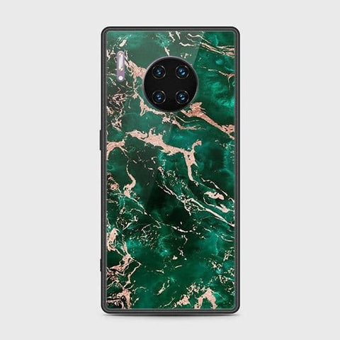 Huawei Mate 30 Pro Cover - Colorful Marble Series - HQ Ultra Shine Premium Infinity Glass Soft Silicon Borders Case