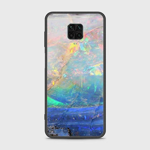 Xiaomi Poco M2 Pro Cover - Colorful Marble Series - HQ Ultra Shine Premium Infinity Glass Soft Silicon Borders Case