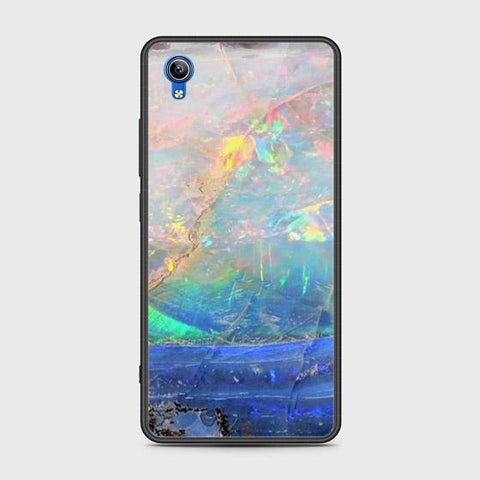 Vivo Y91C Cover - Colorful Marble Series - HQ Ultra Shine Premium Infinity Glass Soft Silicon Borders Case