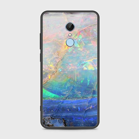 Xiaomi Redmi 5 Cover - Colorful Marble Series - HQ Ultra Shine Premium Infinity Glass Soft Silicon Borders Case