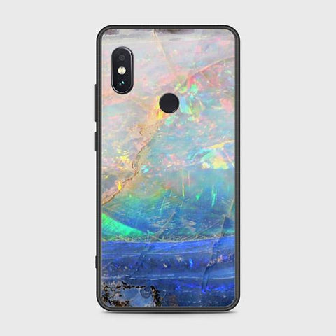 Xiaomi Redmi Note 5 Pro Cover - Colorful Marble Series - HQ Ultra Shine Premium Infinity Glass Soft Silicon Borders Case