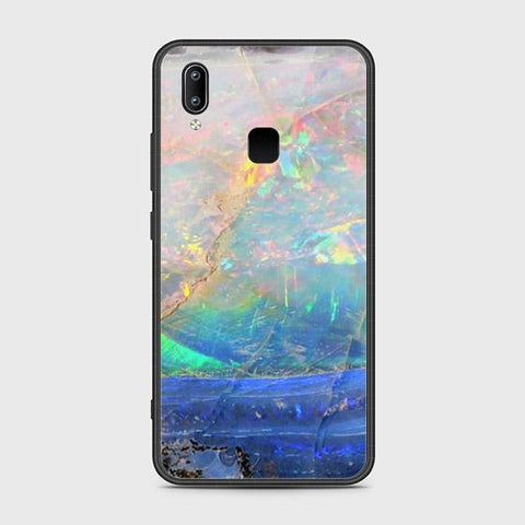 Vivo Y91 Cover - Colorful Marble Series - HQ Ultra Shine Premium Infinity Glass Soft Silicon Borders Case