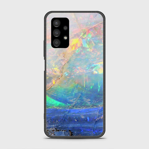 Samsung Galaxy A13 4G Cover- Colorful Marble Series - HQ Ultra Shine Premium Infinity Glass Soft Silicon Borders Case