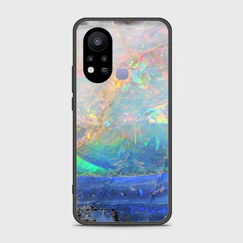 Infinix Hot 11s Cover- Colorful Marble Series - HQ Ultra Shine Premium Infinity Glass Soft Silicon Borders Case