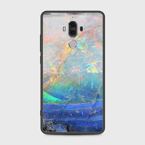 Huawei Mate 9 Cover - Colorful Marble Series - HQ Ultra Shine Premium Infinity Glass Soft Silicon Borders Case