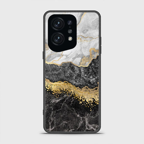 Oppo Find X5 Cover - Colorful Marble Series - HQ Ultra Shine Premium Infinity Glass Soft Silicon Borders Case