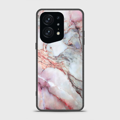 Oppo Find X5 Pro Cover - Colorful Marble Series - HQ Ultra Shine Premium Infinity Glass Soft Silicon Borders Case