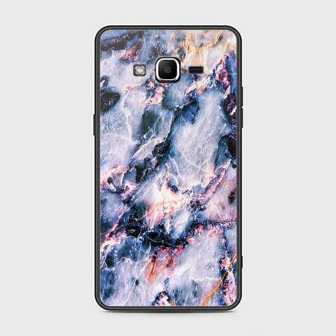 Samsung Galaxy Grand Prime Cover- Colorful Marble Series - HQ Ultra Shine Premium Infinity Glass Soft Silicon Borders Case