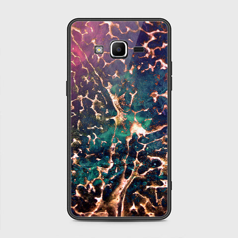 Samsung Galaxy Grand Prime Cover- Colorful Marble Series - HQ Ultra Shine Premium Infinity Glass Soft Silicon Borders Case