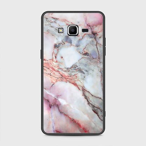 Samsung Galaxy Grand Prime Cover- Colorful Marble Series - HQ Ultra Shine Premium Infinity Glass Soft Silicon Borders Case