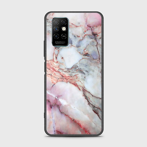Infinix Note 8i Cover- Colorful Marble Series - HQ Ultra Shine Premium Infinity Glass Soft Silicon Borders Case