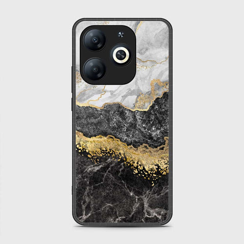 Tecno Pop 8 Cover- Colorful Marble Series - HQ Ultra Shine Premium Infinity Glass Soft Silicon Borders Case