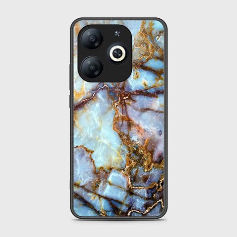 Tecno Pop 8 Cover- Colorful Marble Series - HQ Ultra Shine Premium Infinity Glass Soft Silicon Borders Case