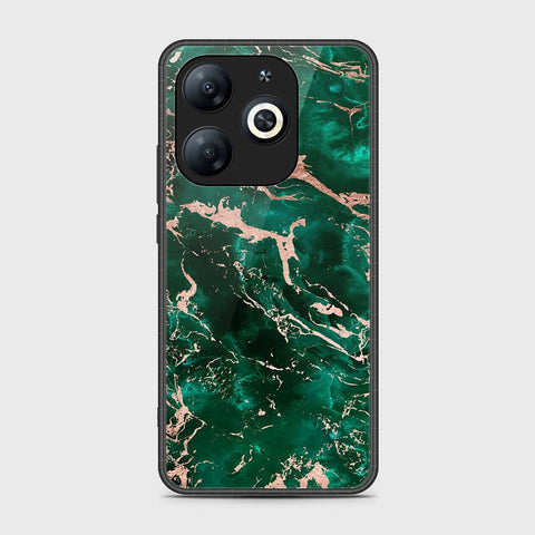 Infinix Smart 8 Pro Cover- Colorful Marble Series - HQ Ultra Shine Premium Infinity Glass Soft Silicon Borders Case