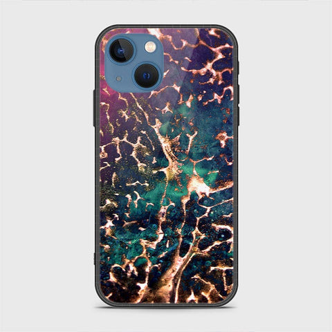 iPhone 13 Cover - Colorful Marble Series - HQ Ultra Shine Premium Infinity Glass Soft Silicon Borders Case