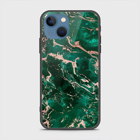 iPhone 13 Cover - Colorful Marble Series - HQ Ultra Shine Premium Infinity Glass Soft Silicon Borders Case