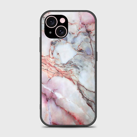 iPhone 15 Plus Cover- Colorful Marble Series - HQ Ultra Shine Premium Infinity Glass Soft Silicon Borders Case