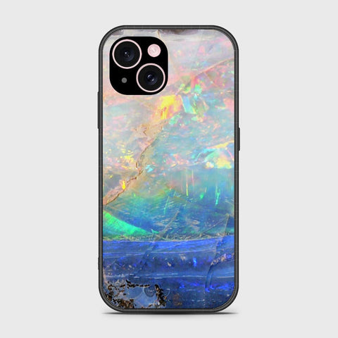 iPhone 15 Plus Cover- Colorful Marble Series - HQ Ultra Shine Premium Infinity Glass Soft Silicon Borders Case