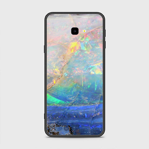 Samsung Galaxy J7 Prime Cover- Colorful Marble Series - HQ Ultra Shine Premium Infinity Glass Soft Silicon Borders Case