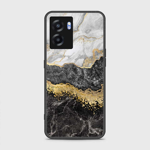 Realme V23 Cover- Colorful Marble Series - HQ Ultra Shine Premium Infinity Glass Soft Silicon Borders Case