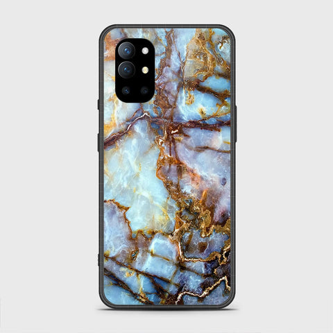 OnePlus 9R Cover - Colorful Marble Series - HQ Ultra Shine Premium Infinity Glass Soft Silicon Borders Case