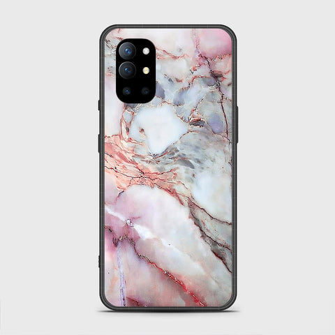 OnePlus 9R Cover - Colorful Marble Series - HQ Ultra Shine Premium Infinity Glass Soft Silicon Borders Case