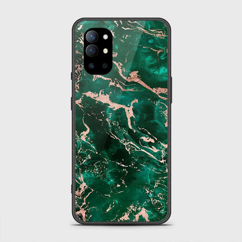 OnePlus 9R Cover - Colorful Marble Series - HQ Ultra Shine Premium Infinity Glass Soft Silicon Borders Case