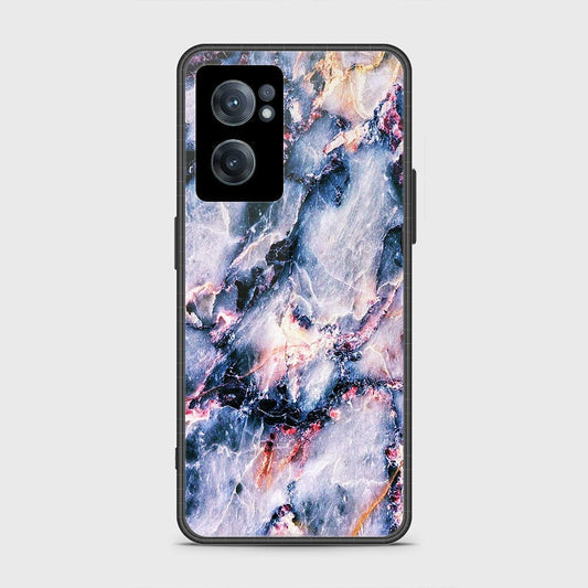 OnePlus Nord CE 2 5G Cover- Colorful Marble Series - HQ Ultra Shine Premium Infinity Glass Soft Silicon Borders Case