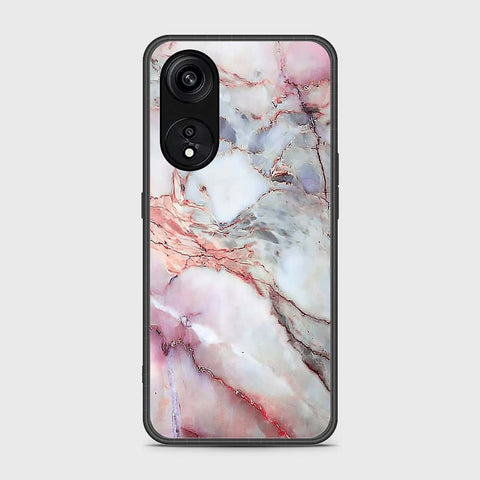 Oppo A1 Pro  Cover- Colorful Marble Series - HQ Ultra Shine Premium Infinity Glass Soft Silicon Borders Case