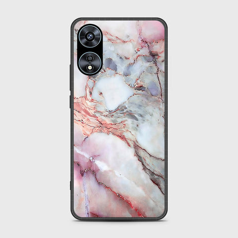 Oppo A78 4G Cover- Colorful Marble Series - HQ Ultra Shine Premium Infinity Glass Soft Silicon Borders Case