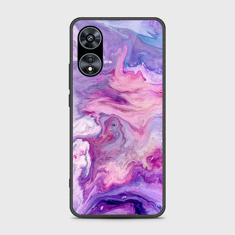 Oppo A97 5G Cover- Colorful Marble Series - HQ Ultra Shine Premium Infinity Glass Soft Silicon Borders Case