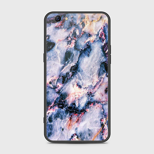 Oppo F3 Plus Cover- Colorful Marble Series - HQ Ultra Shine Premium Infinity Glass Soft Silicon Borders Case