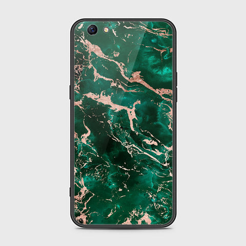 Oppo F3 Plus Cover- Colorful Marble Series - HQ Ultra Shine Premium Infinity Glass Soft Silicon Borders Case