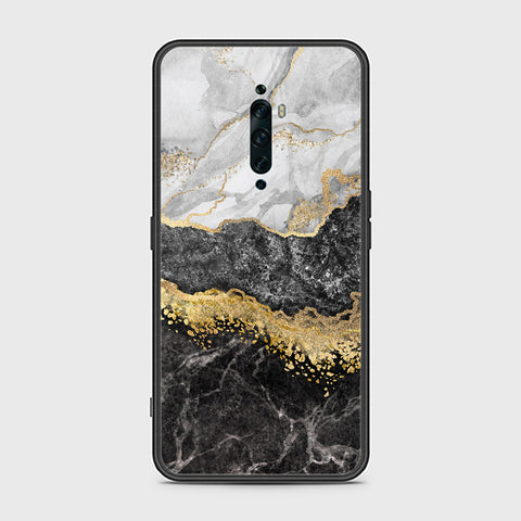 Oppo Reno 2Z Cover- Colorful Marble Series - HQ Ultra Shine Premium Infinity Glass Soft Silicon Borders Case