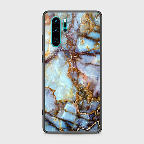 Huawei P30 Pro Cover - Colorful Marble Series - HQ Ultra Shine Premium Infinity Glass Soft Silicon Borders Case