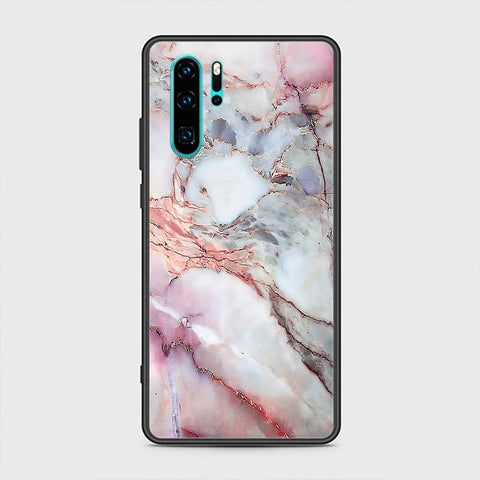 Huawei P30 Pro Cover - Colorful Marble Series - HQ Ultra Shine Premium Infinity Glass Soft Silicon Borders Case