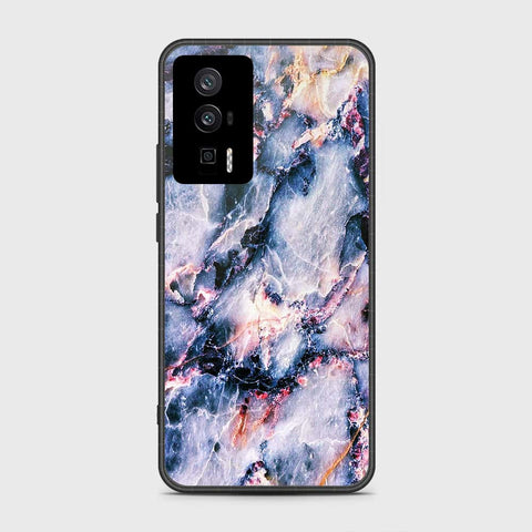 Xiaomi Poco F5 Pro Cover- Colorful Marble Series - HQ Ultra Shine Premium Infinity Glass Soft Silicon Borders Case