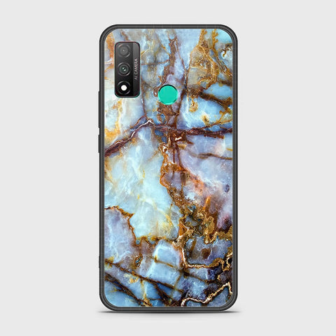 Huawei P smart 2020 Cover - Colorful Marble Series - HQ Ultra Shine Premium Infinity Glass Soft Silicon Borders Case