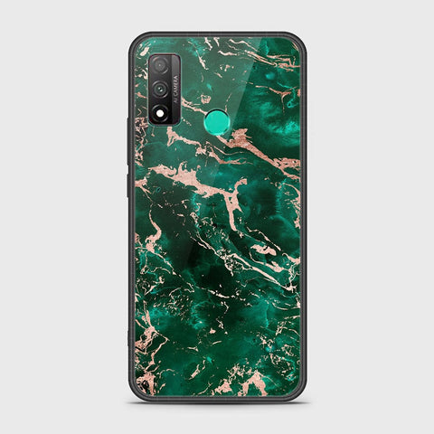 Huawei P smart 2020 Cover - Colorful Marble Series - HQ Ultra Shine Premium Infinity Glass Soft Silicon Borders Case