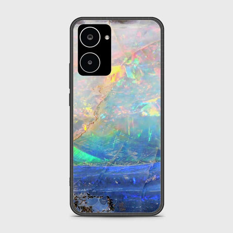 Realme 10 4G Cover- Colorful Marble Series - HQ Ultra Shine Premium Infinity Glass Soft Silicon Borders Case