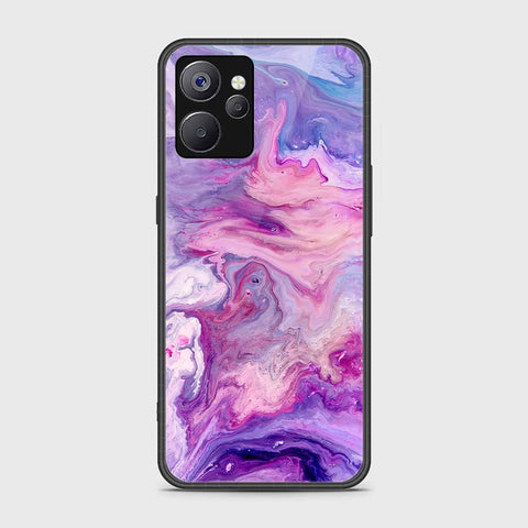 Realme 10T Cover- Colorful Marble Series - HQ Ultra Shine Premium Infinity Glass Soft Silicon Borders Case