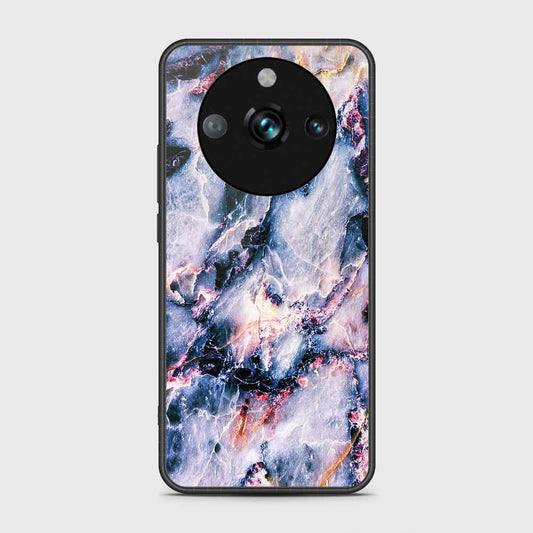 Realme 11 Pro Plus Cover- Colorful Marble Series - HQ Ultra Shine Premium Infinity Glass Soft Silicon Borders Case