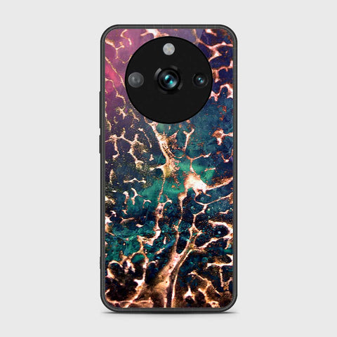 Realme 11 Pro Plus Cover- Colorful Marble Series - HQ Ultra Shine Premium Infinity Glass Soft Silicon Borders Case