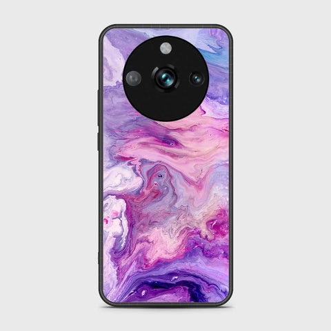 Realme 11 Pro Plus Cover- Colorful Marble Series - HQ Ultra Shine Premium Infinity Glass Soft Silicon Borders Case