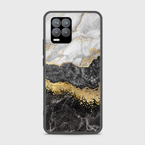 Realme 8 Pro Cover - Colorful Marble Series - HQ Ultra Shine Premium Infinity Glass Soft Silicon Borders Case