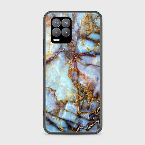 Realme 8 Pro Cover - Colorful Marble Series - HQ Ultra Shine Premium Infinity Glass Soft Silicon Borders Case