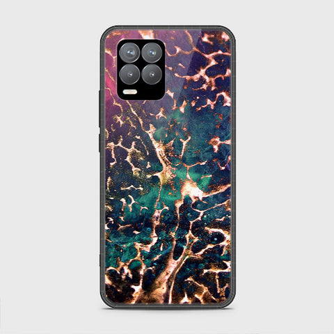 Realme 8 Pro Cover - Colorful Marble Series - HQ Ultra Shine Premium Infinity Glass Soft Silicon Borders Case