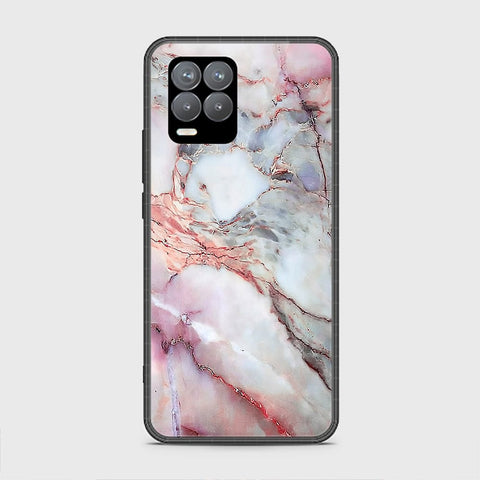 Realme 8 Pro Cover - Colorful Marble Series - HQ Ultra Shine Premium Infinity Glass Soft Silicon Borders Case