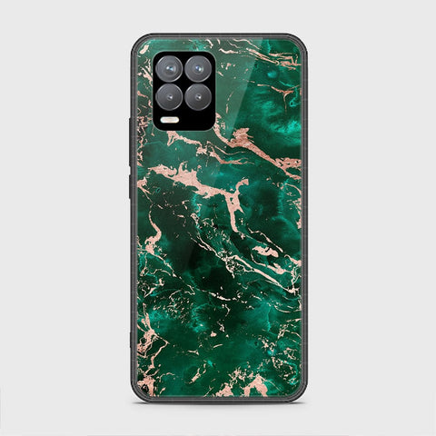 Realme 8 Pro Cover - Colorful Marble Series - HQ Ultra Shine Premium Infinity Glass Soft Silicon Borders Case